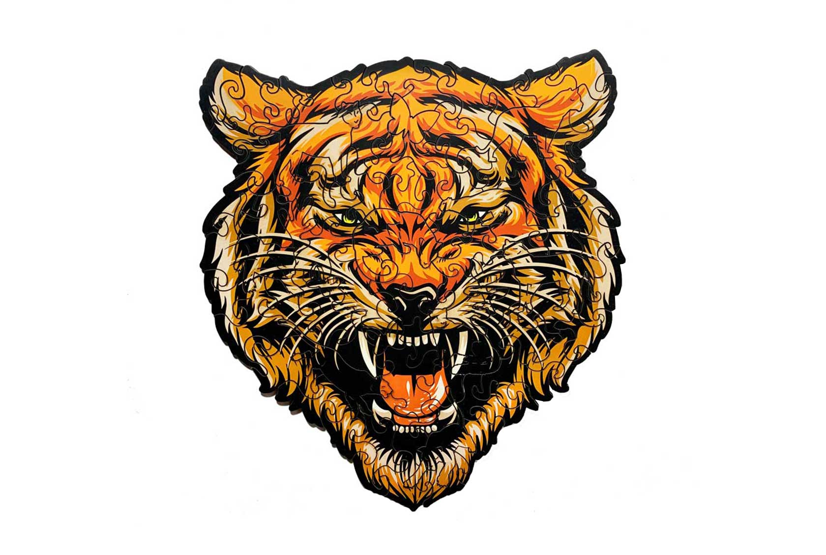 Деревянный Рачащий тигр